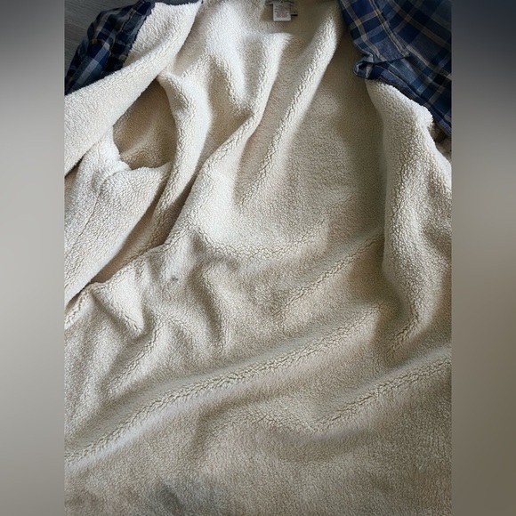 Carbon 2 Cobalt Sherpa Lined Flannel - Picture 8 of 10